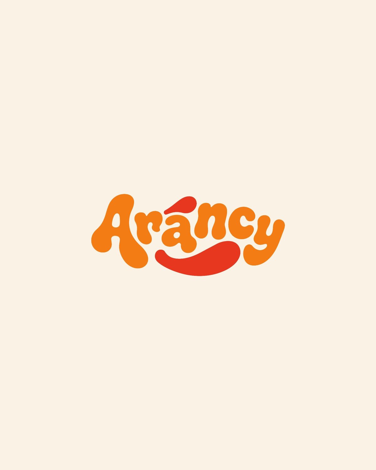 Marchio Arancy applicato su un vassoio di arancini